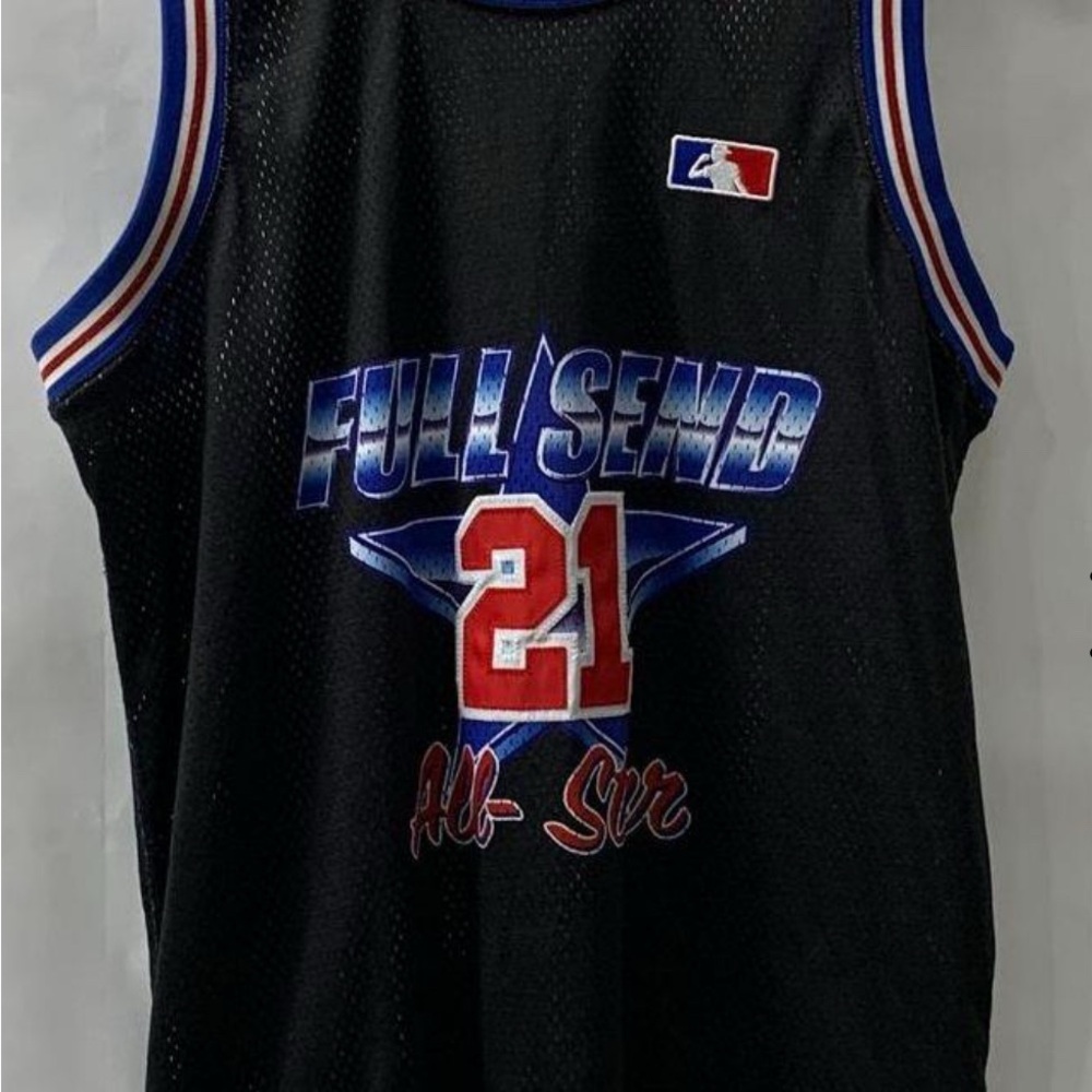 Full Send Nelk Black All-Star Basketball Jersey